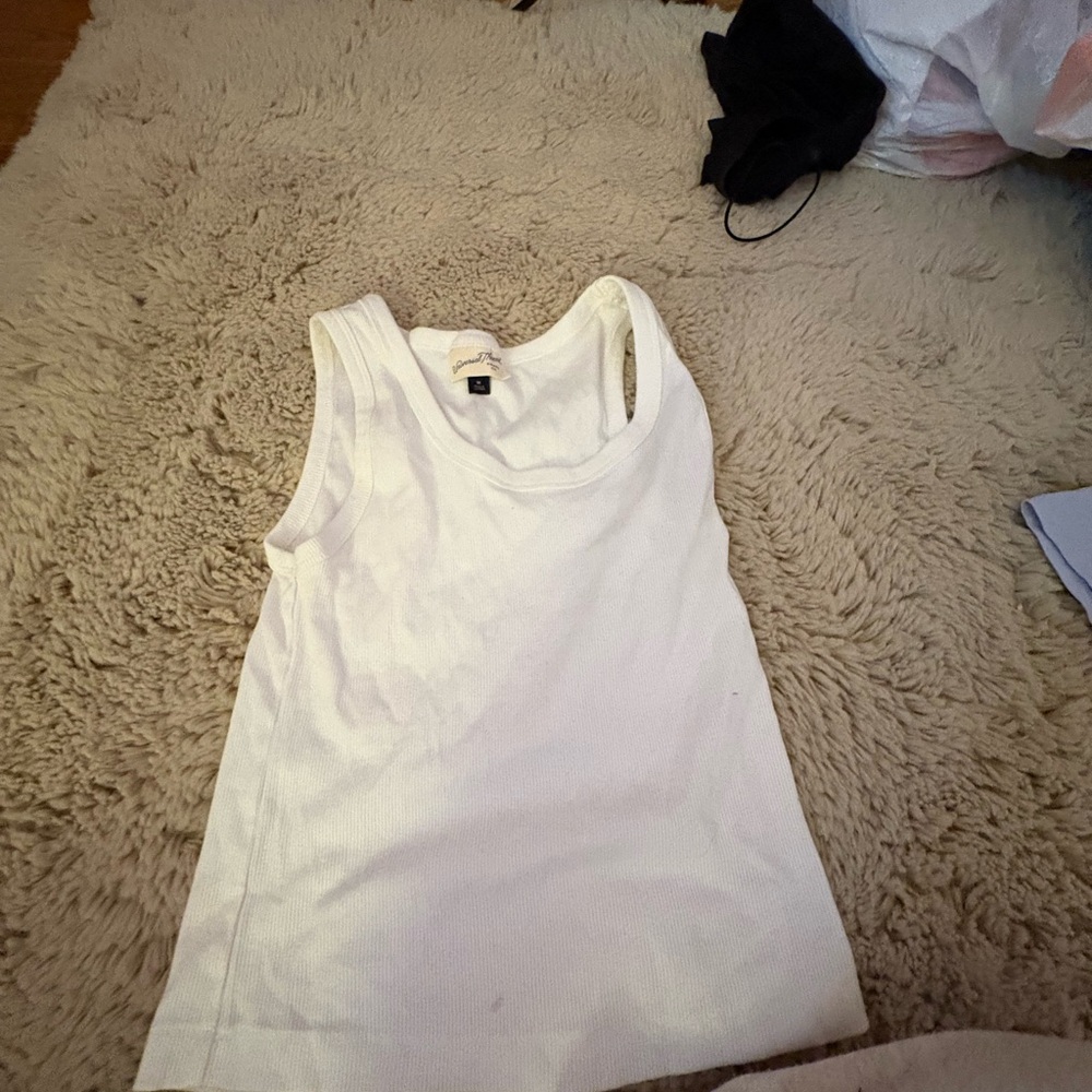 White Sleeveless Women's Top